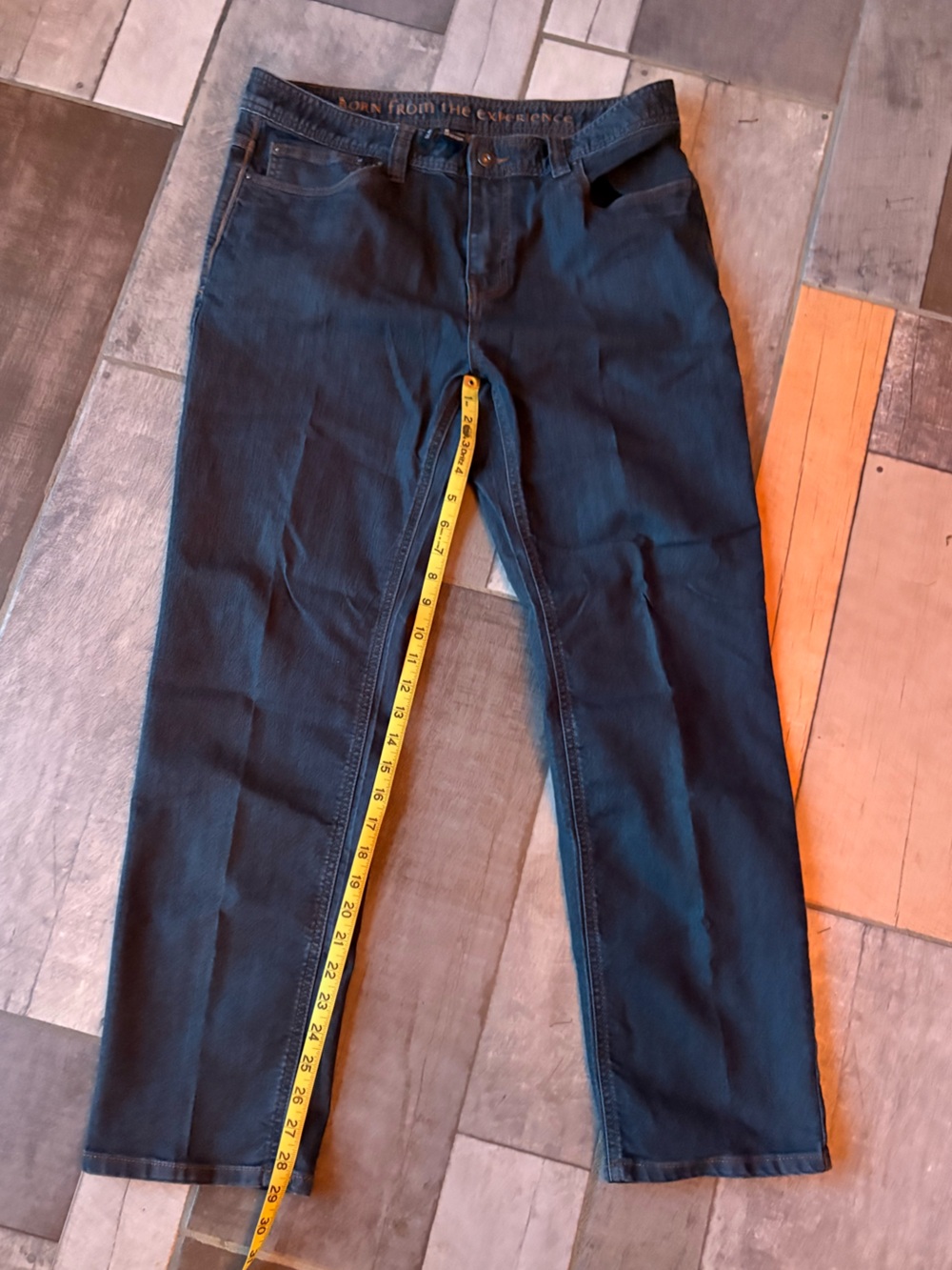 Men’s Prana Straight-Leg Jeans in Dark Indigo - Picture 2 of 5